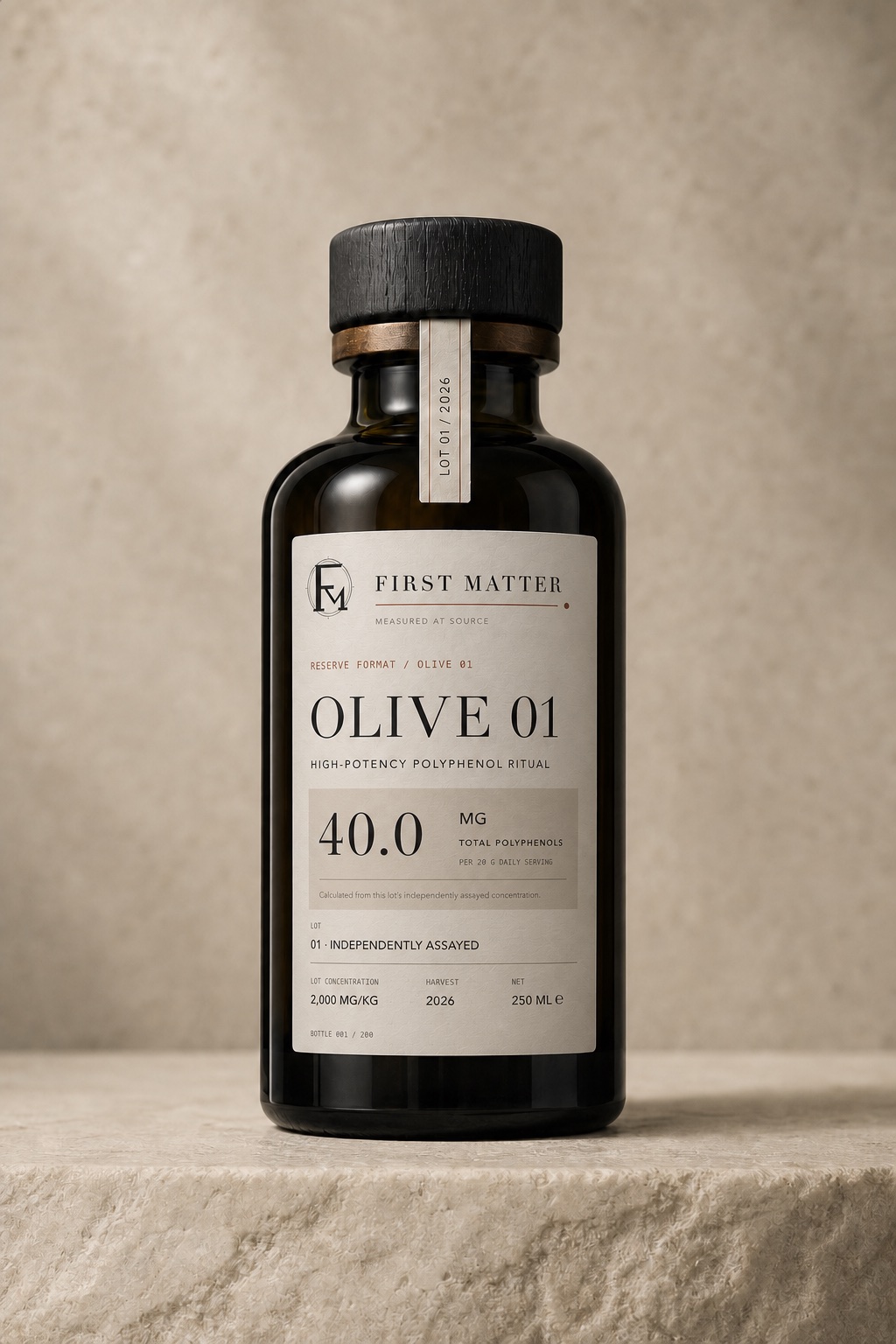 250 mL OLIVE 01 Reserve bottle