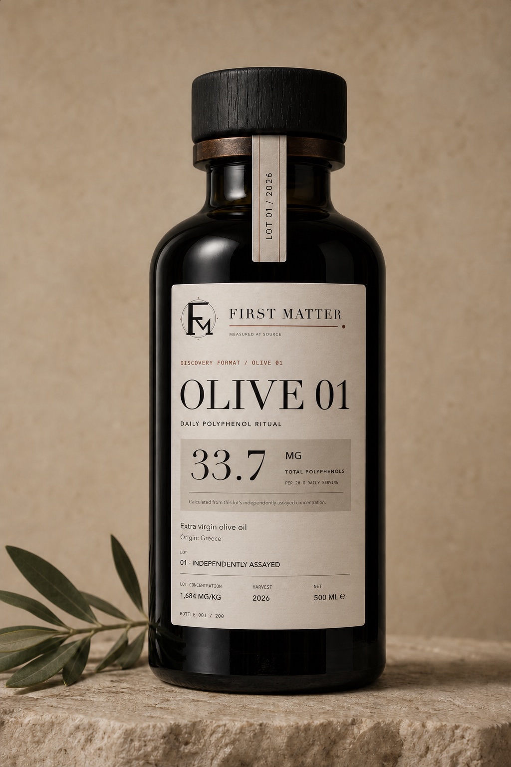 500 mL OLIVE 01 Daily Ritual bottle