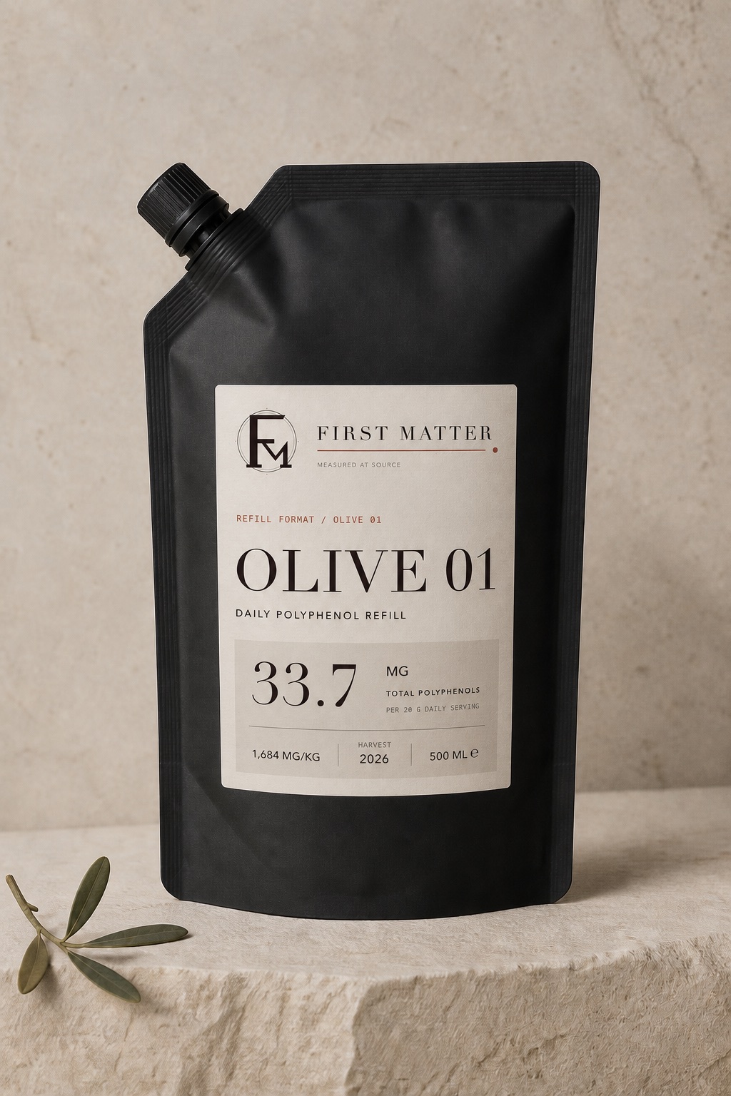 Light-protective OLIVE 01 refill system